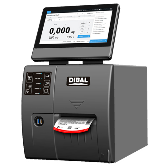 Handmatige Etiketteermachine Dibal LP-5000 Vooraanzicht