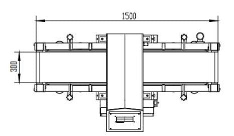 FM-3020 afmetingen bovenkant