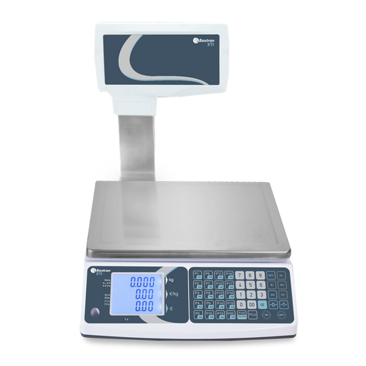 Winkelweegschaal Baxtran XTI voorkant met kolom